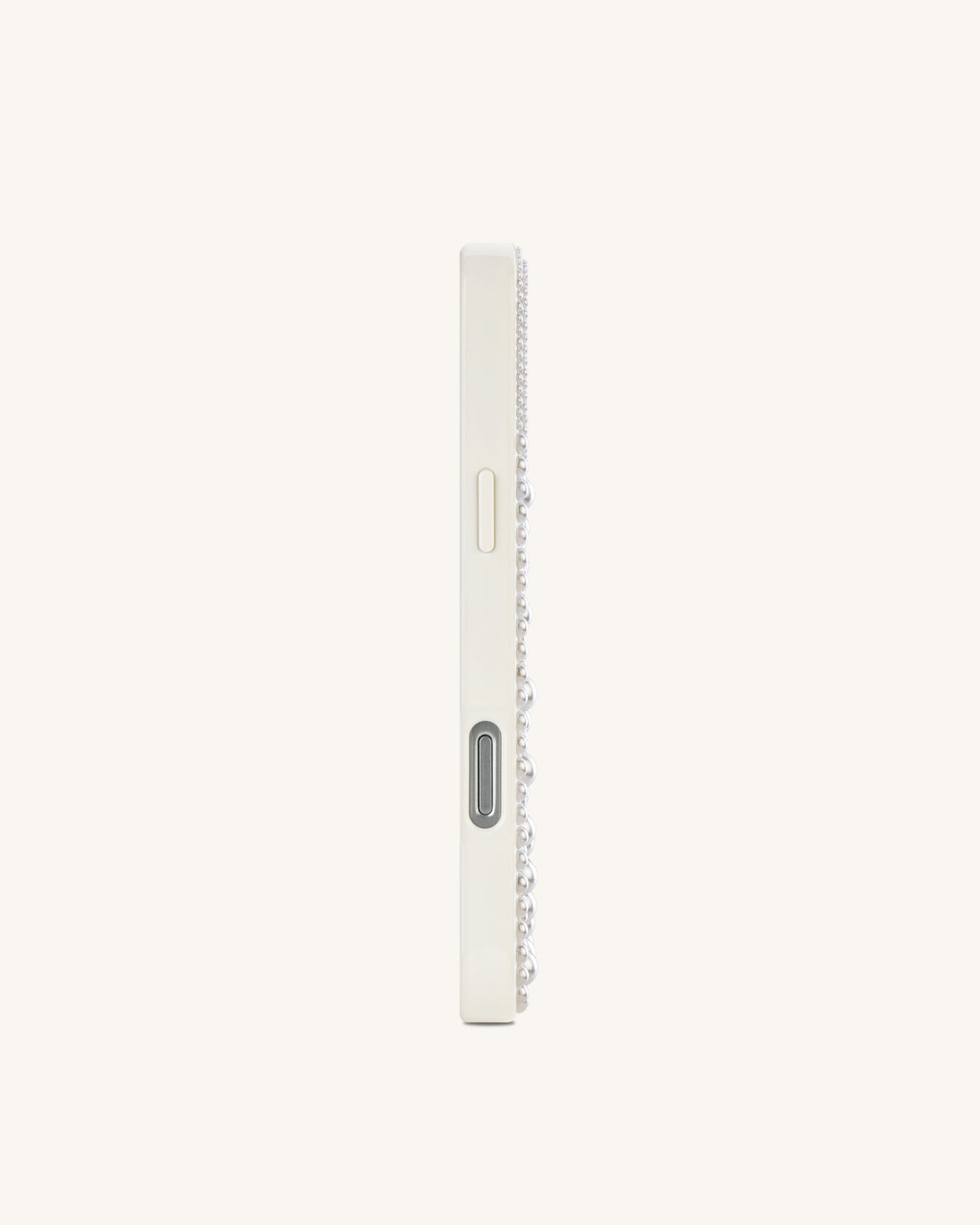 Pearl Artificial Crystal Bow Phone Case - White | JW PEI