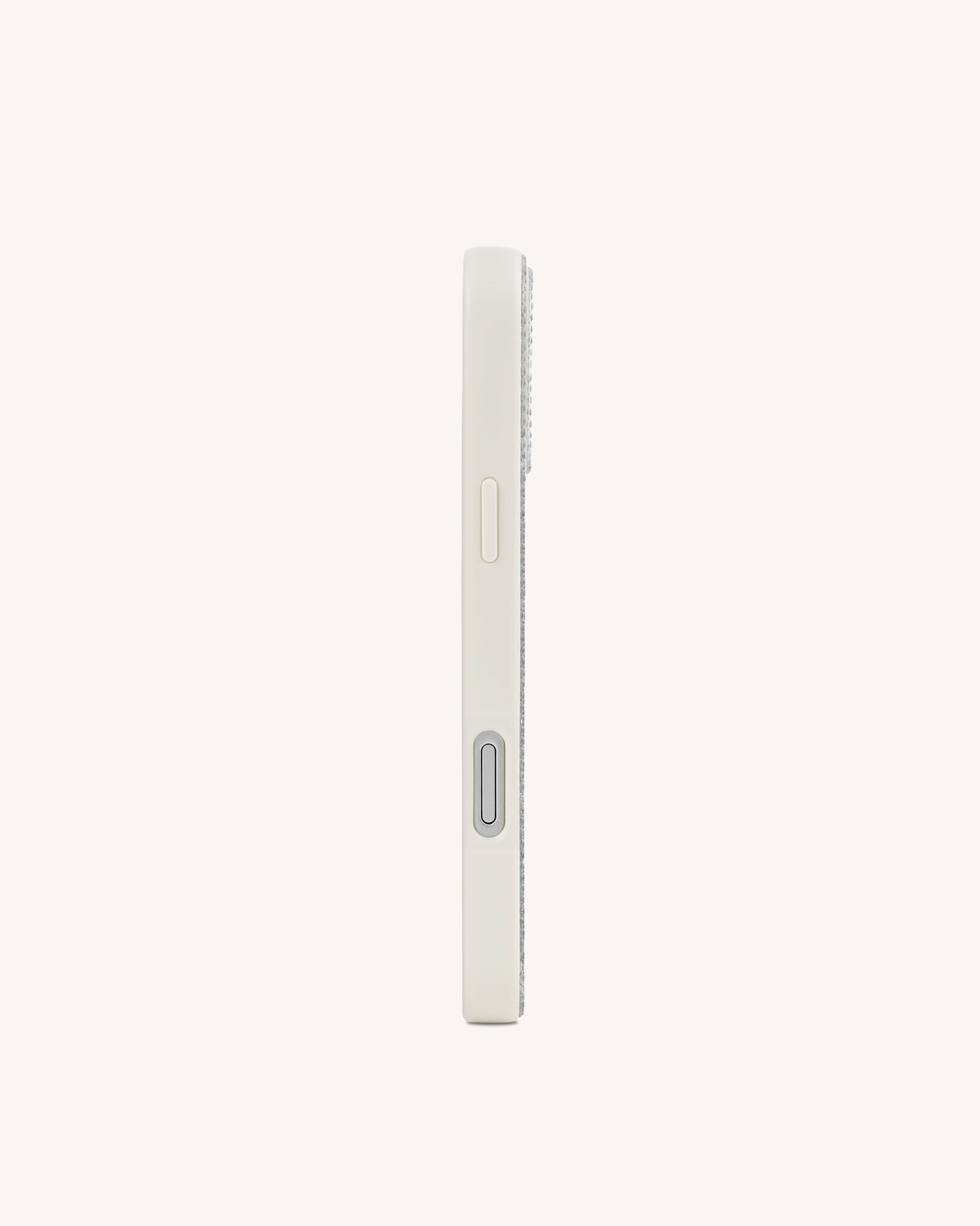 Pink Coral Artificial Crystal Phone Case - White | JW PEI