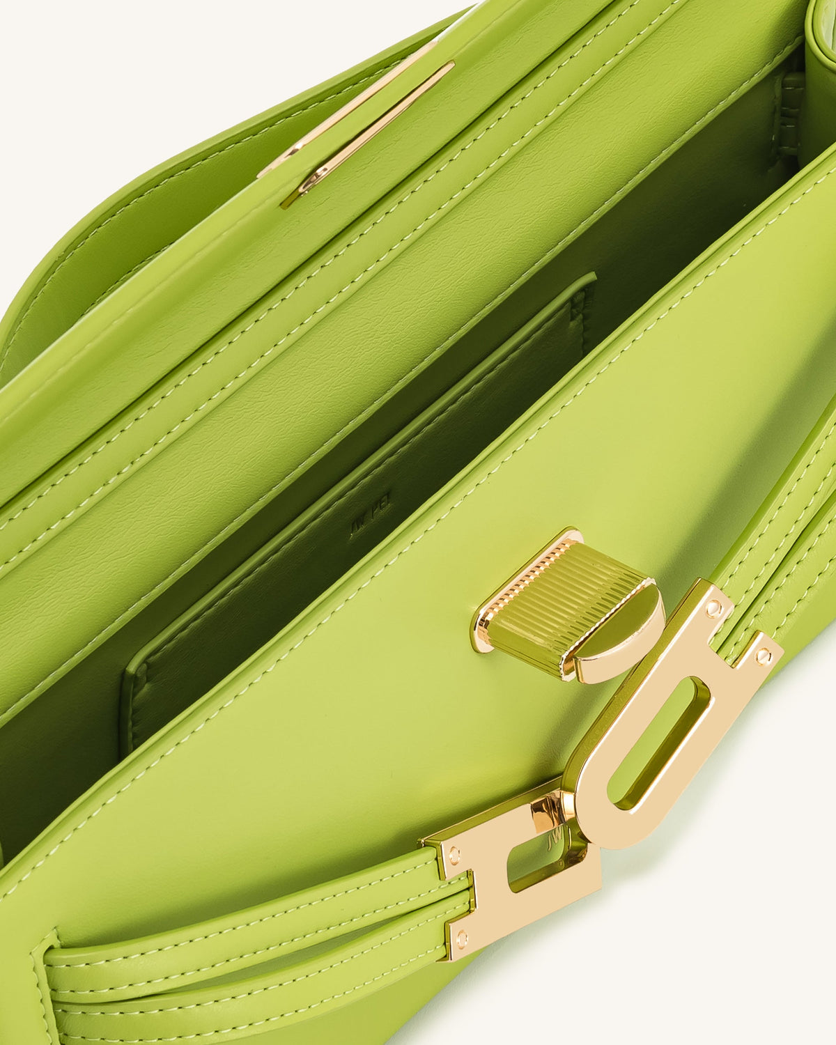 Bria Structured Top Handle Bag - Green | JW PEI