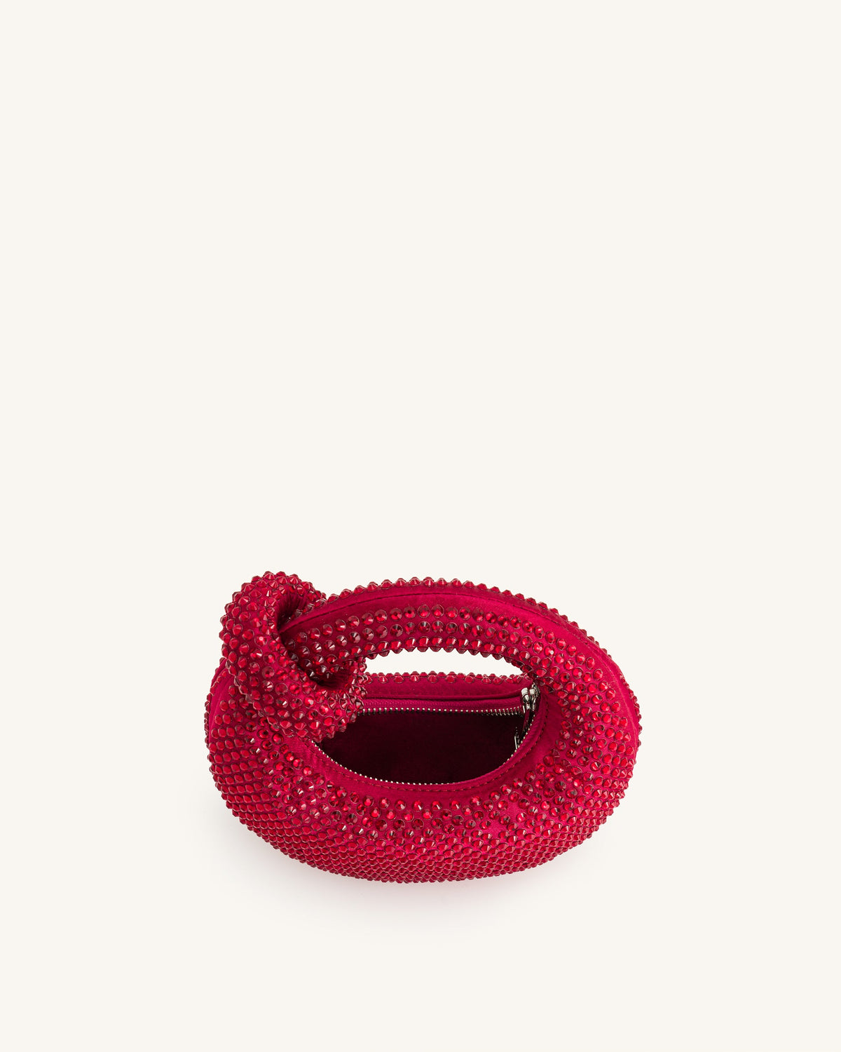 Abacus Artificial Crystal Mini Top Handle Bag - Red | JW PEI