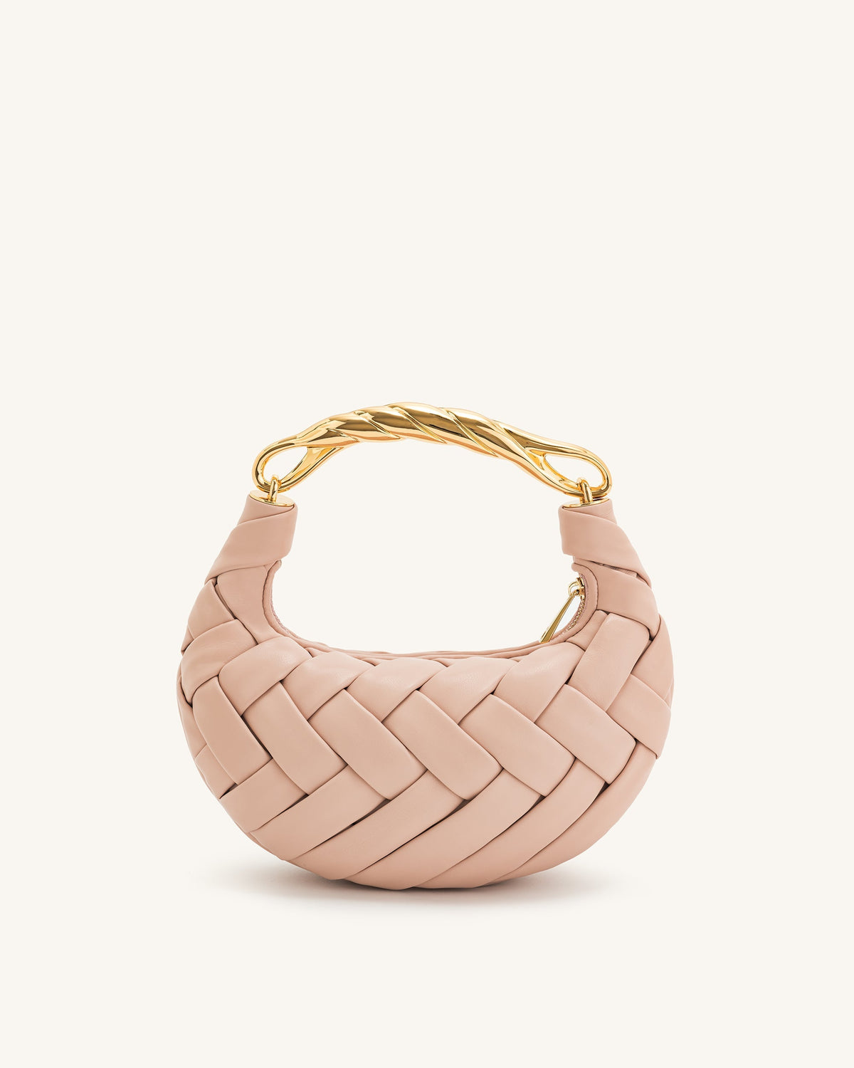 Orla Weave Handbag - Pink Beige | JW PEI