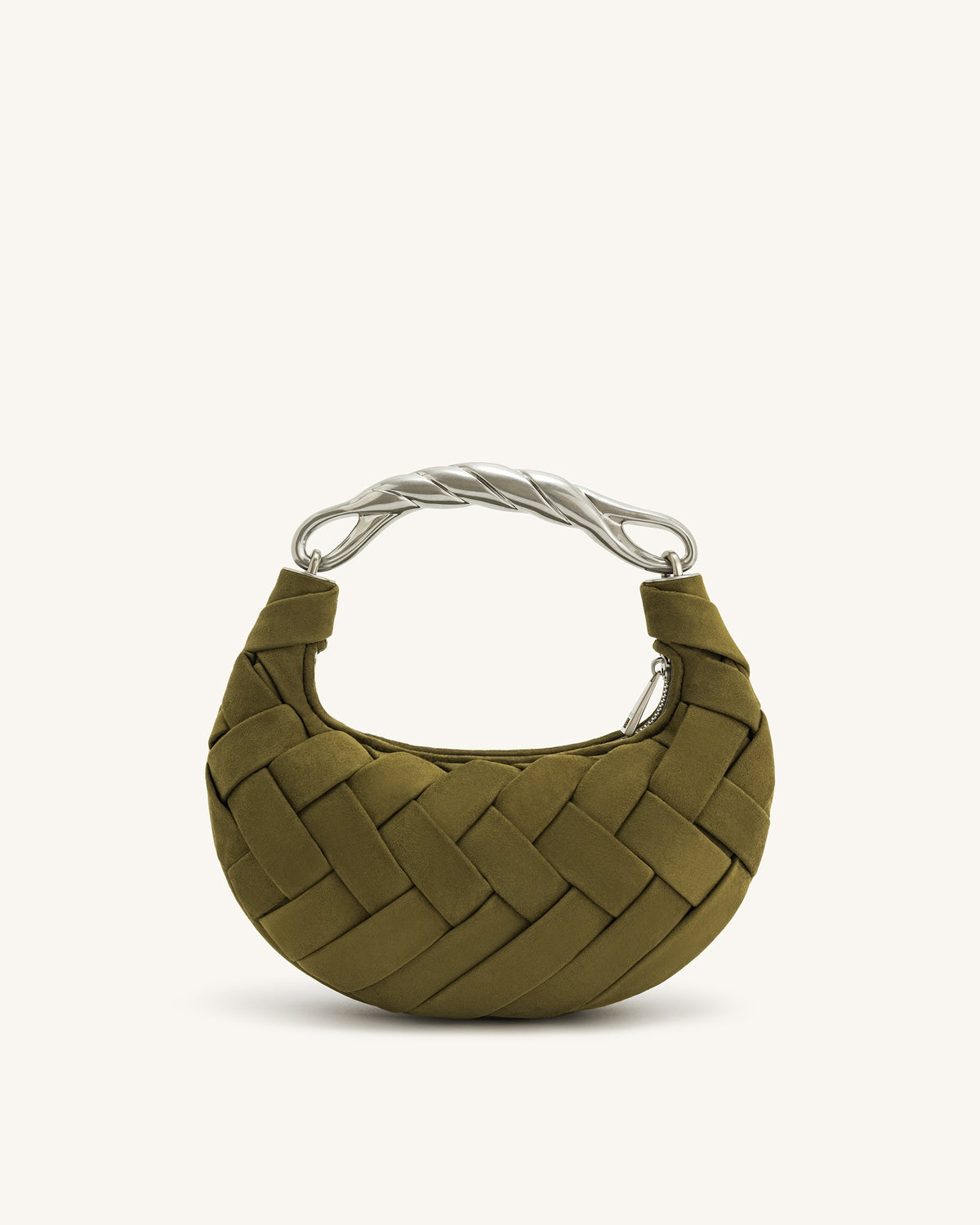 Orla Weave Handbag - Dark Olive | JW PEI