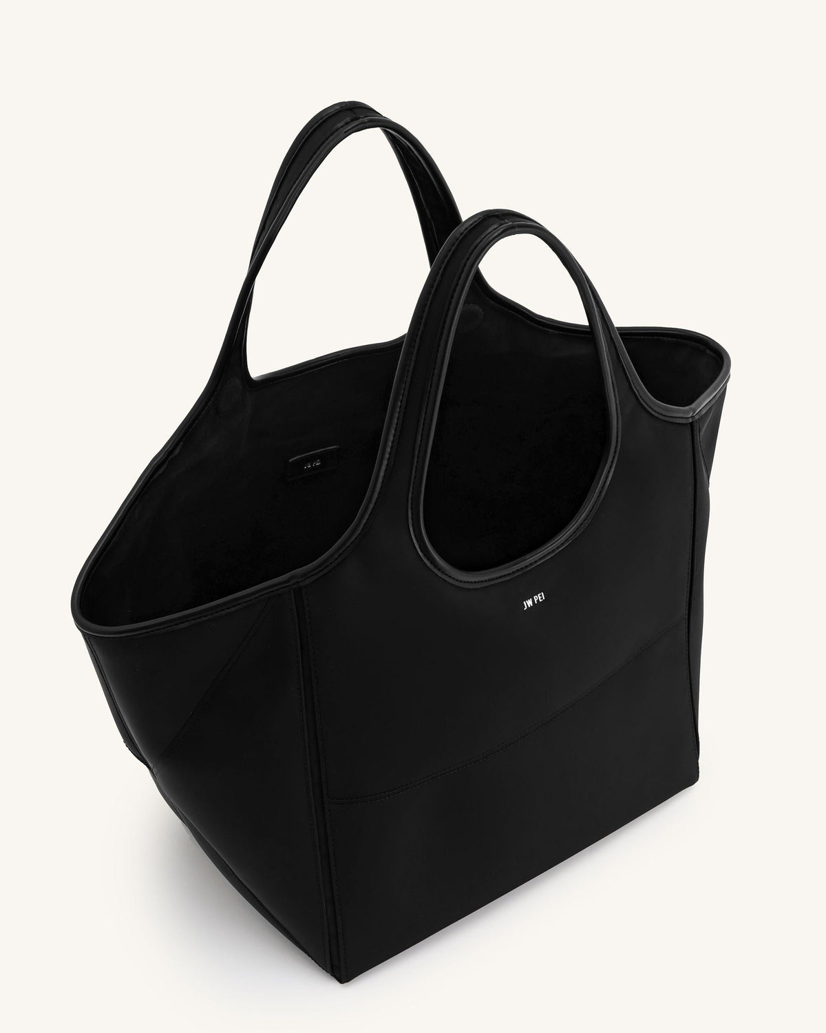 Eliana Nylon Tote Bag - Black | JW PEI