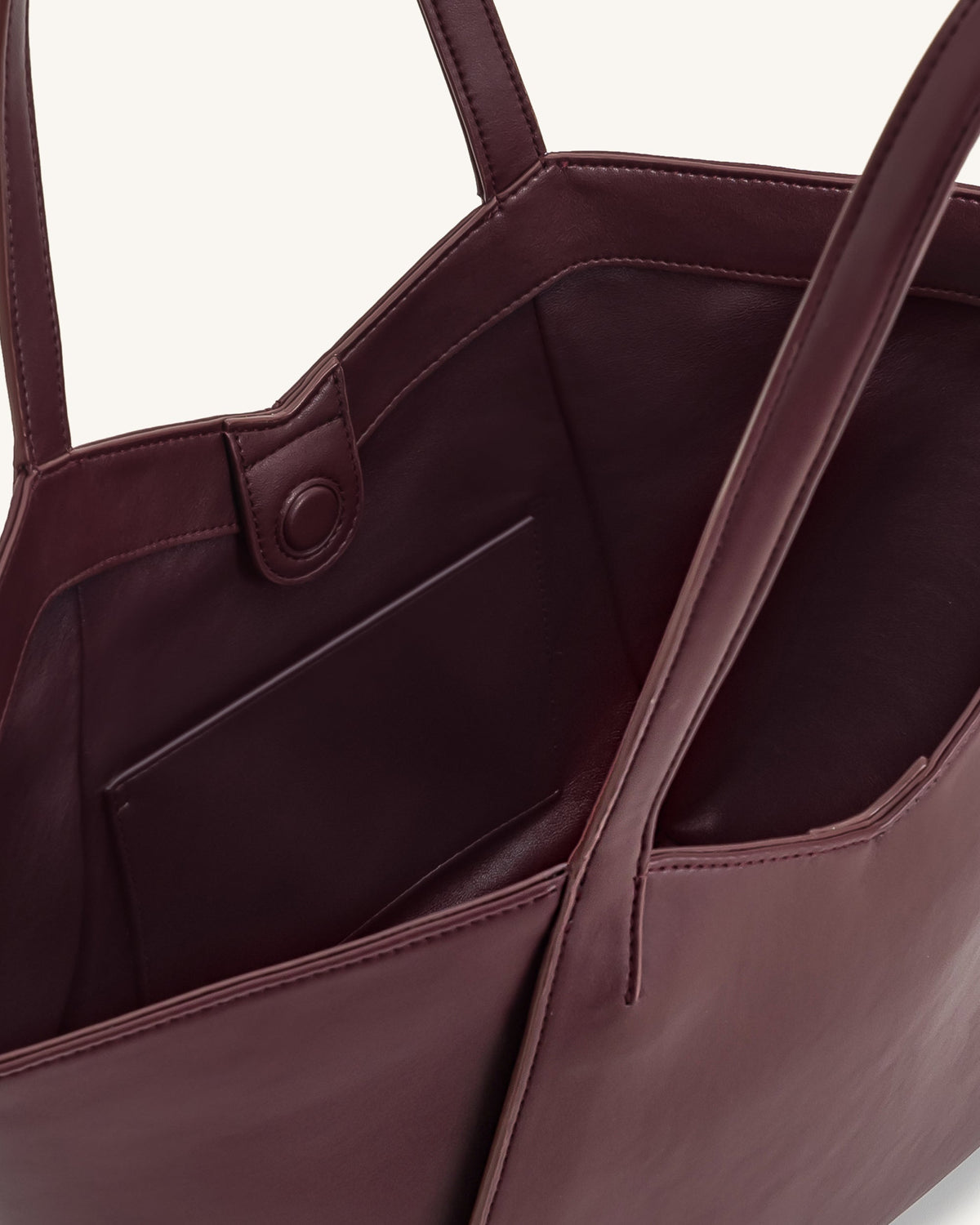 Kiana Large Capacity Tote Bag - Deep Claret | JW PEI