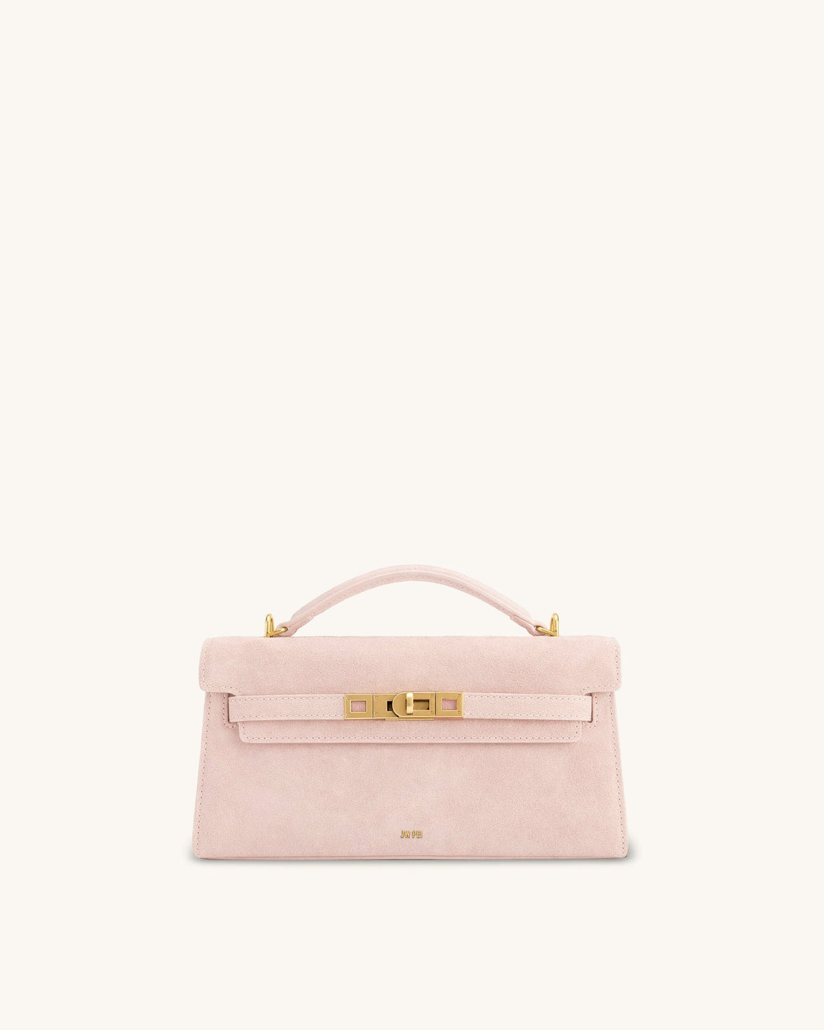 Noor Faux Suede Top Handle Bag - Pink | JW PEI