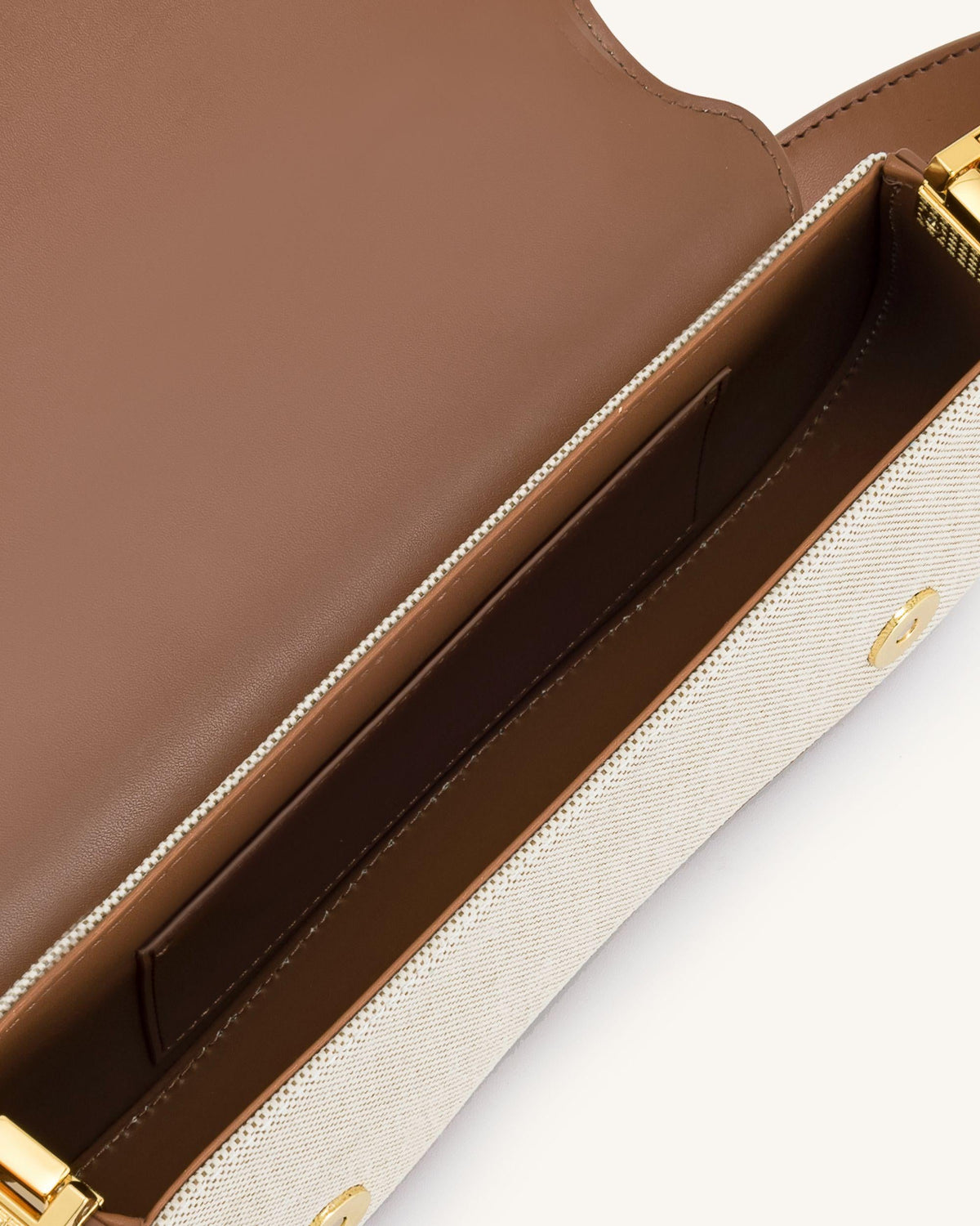 Joy Shoulder Bag - Brown Canvas | JW PEI