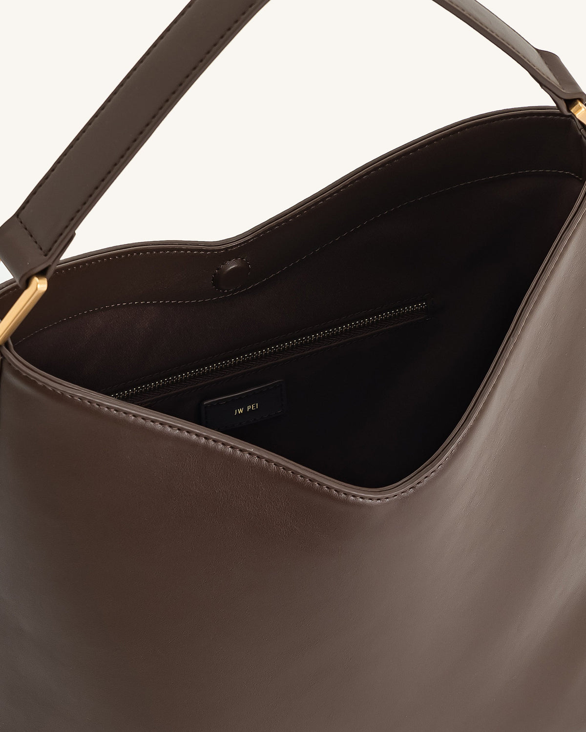Aria Shoulder Bag - Dark Brown | JW PEI