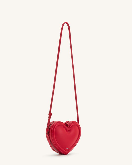 Arlene Heart Shaped Bag - Magenta | JW PEI