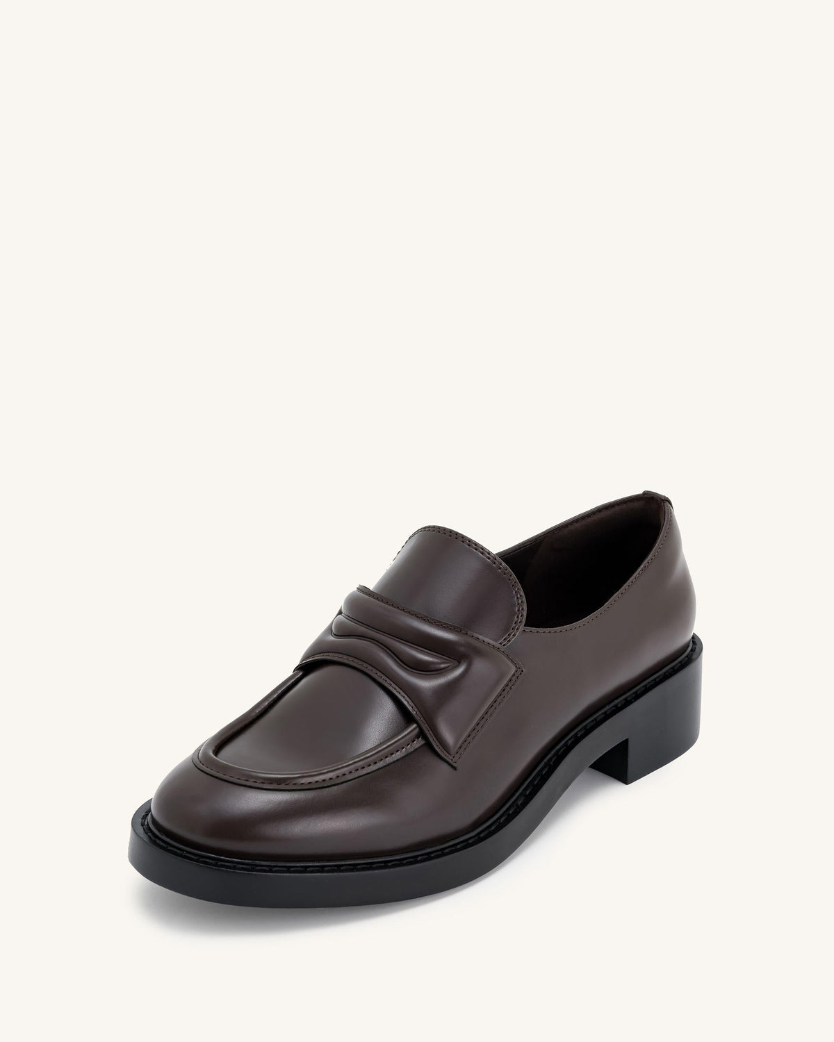 Micah Chunky Loafer - Brown | JW PEI