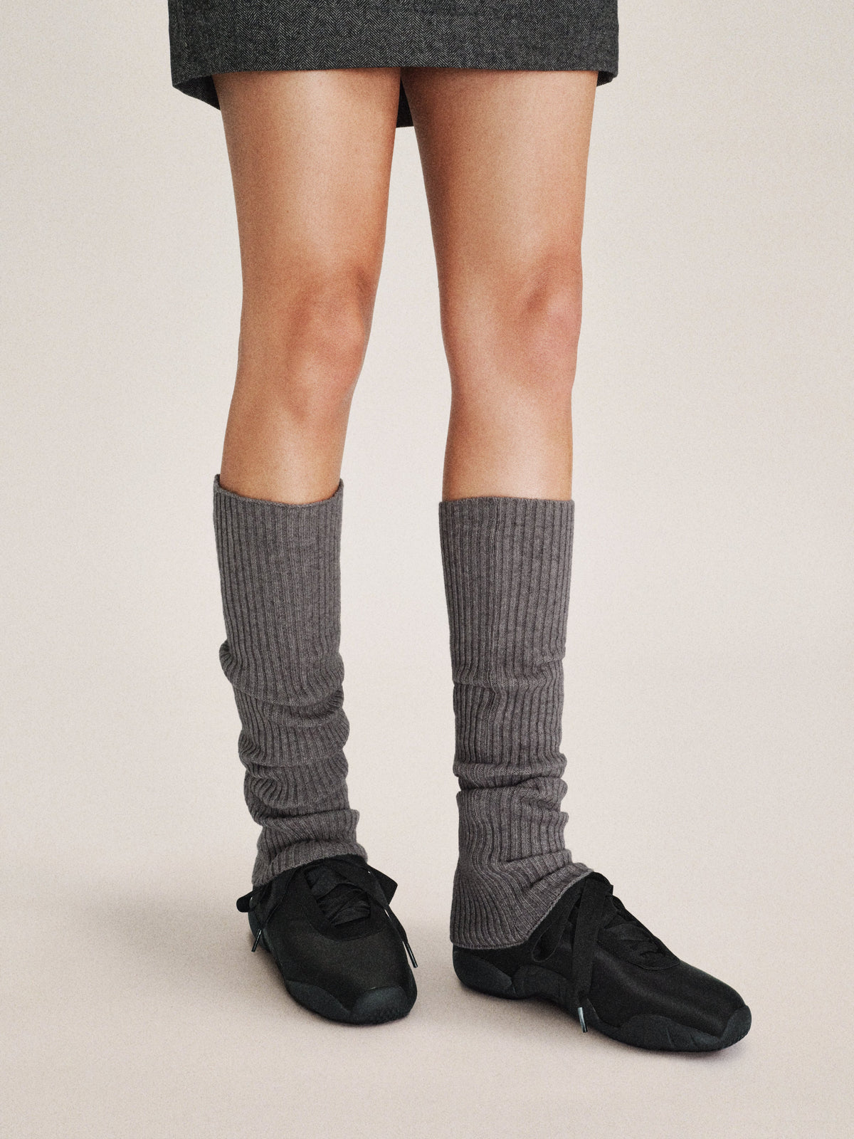 Flavia Ballerina Sneakers - Black | JW PEI