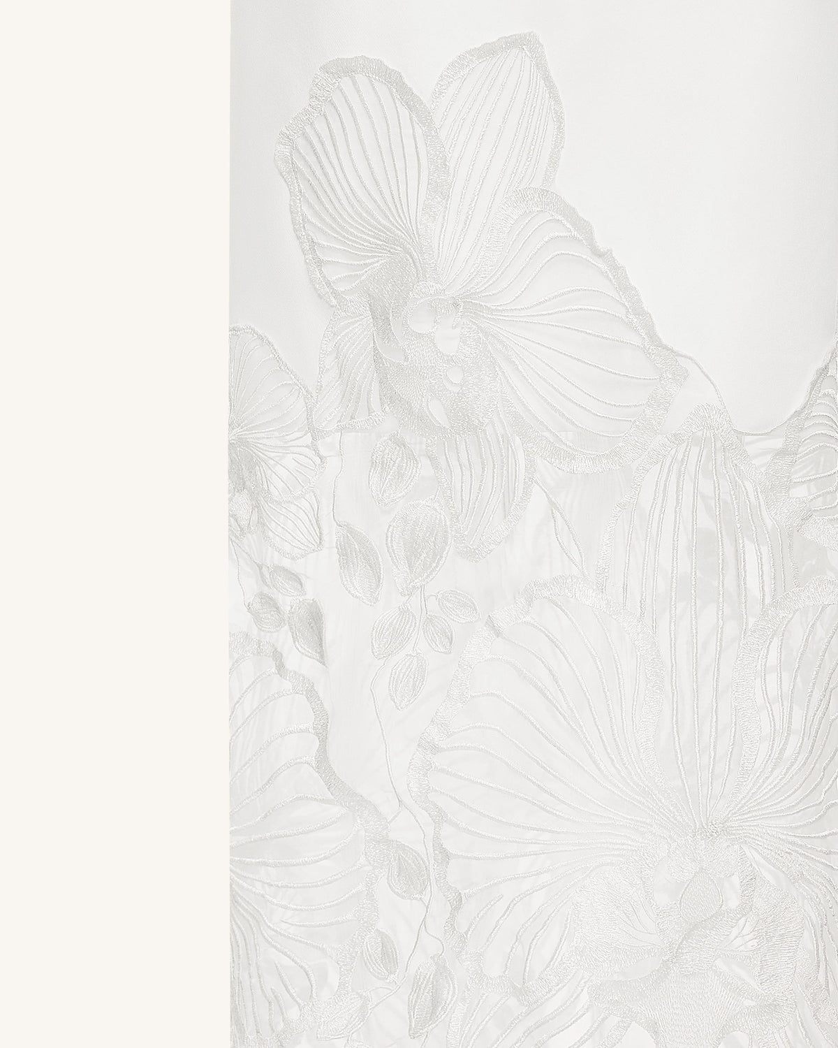 Orchid Embroidered Corset Dress - White | JW PEI