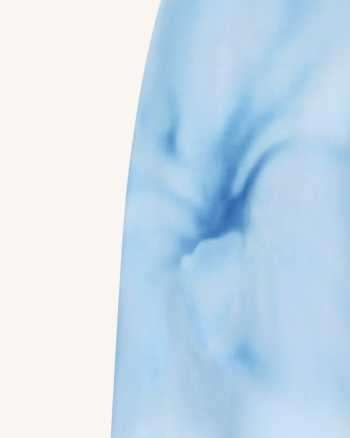 Watercolor Floral Print Strapless Maxi Dress - Blue | JW PEI