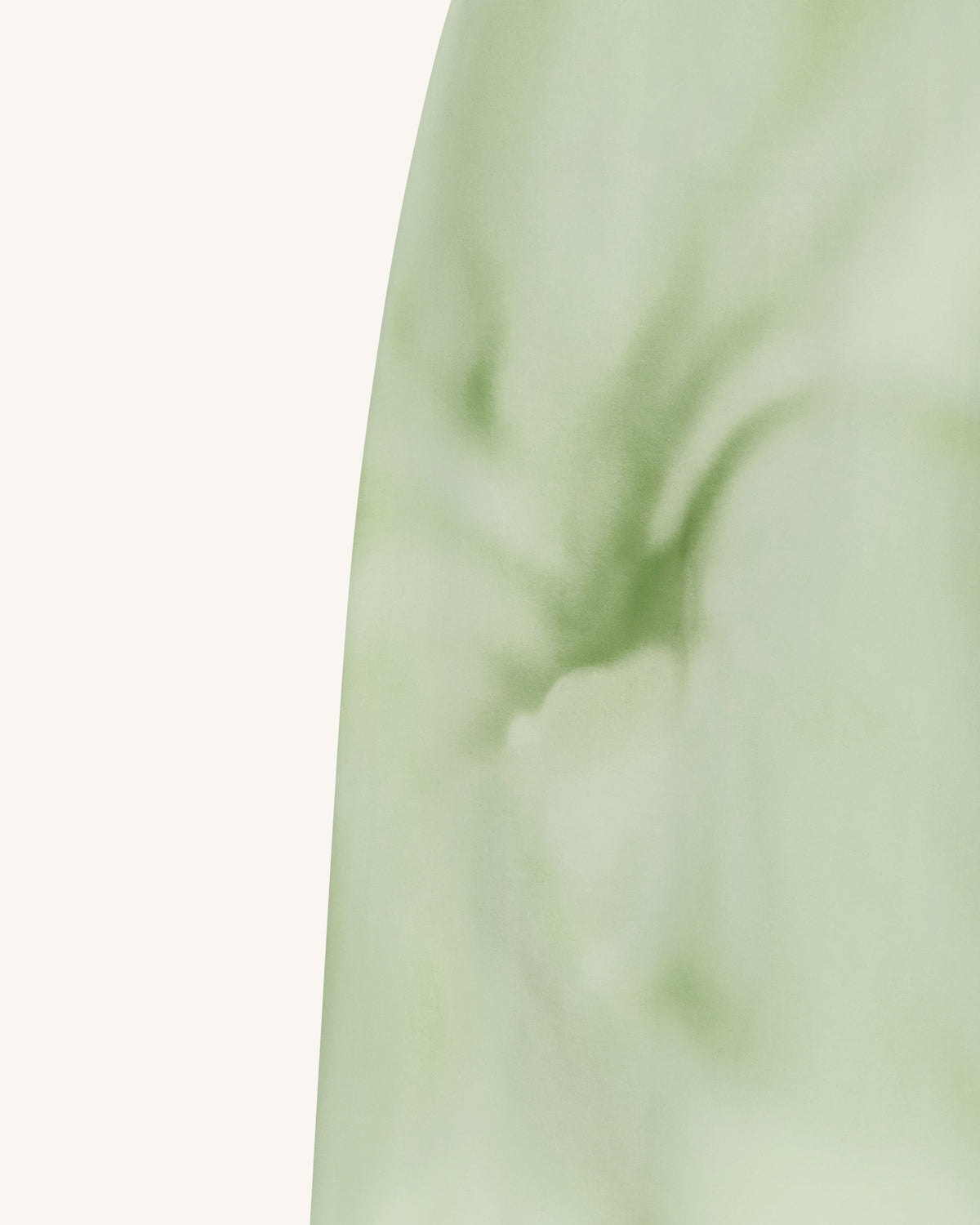 Watercolor Floral Print Strapless Maxi Dress - Green | JW PEI