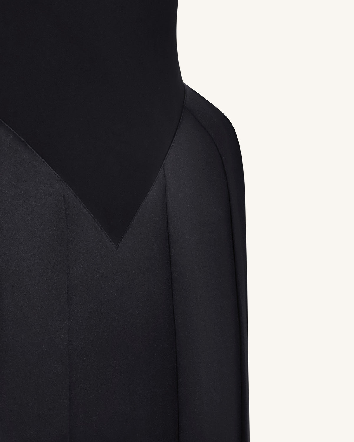 Square Neck Pannier Midi Dress - Black | JW PEI