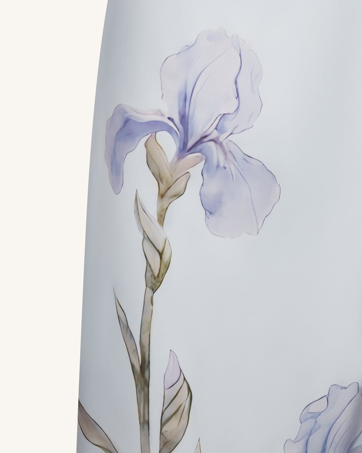 Iris Motif Satin Slip Gown - Light Blue | JW PEI