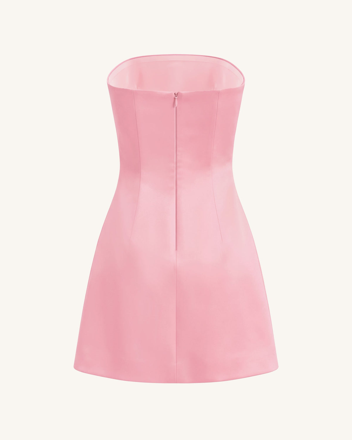 Hibiscus Embroidered Bandeau Mini Dress - Pink | JW PEI