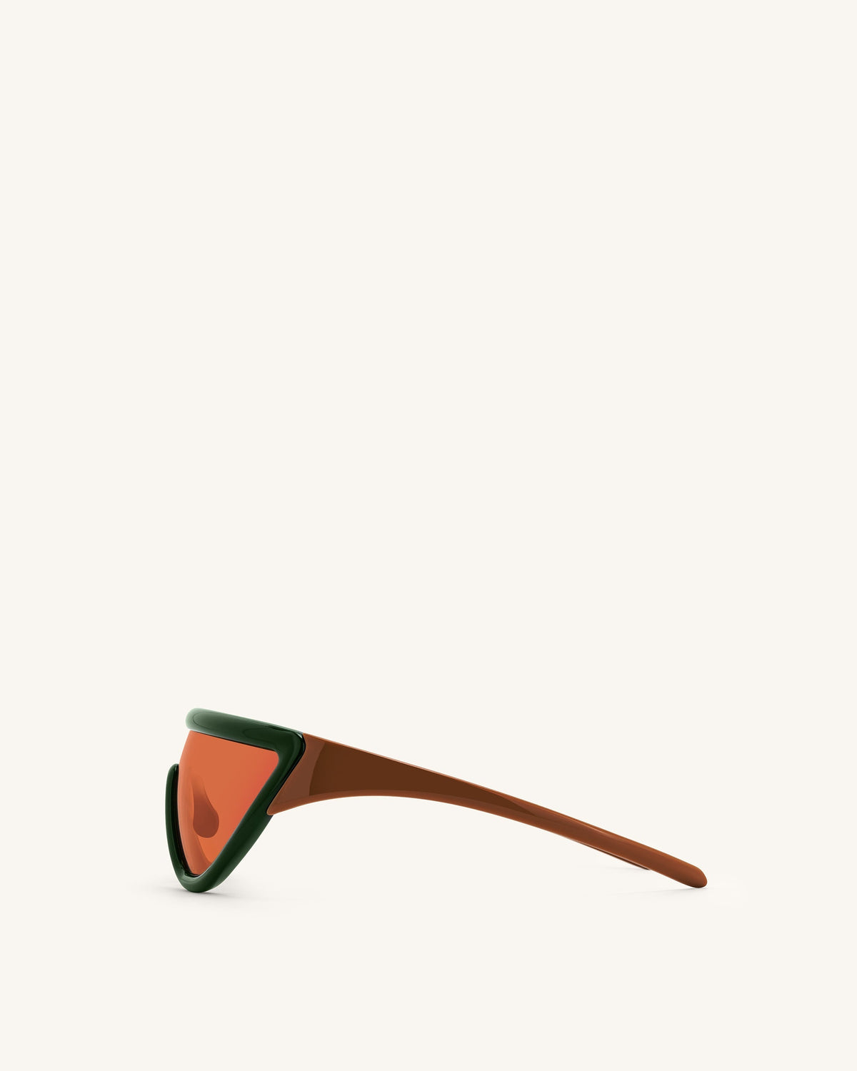 Angelica D Frame Sunglasses - Green | JW PEI