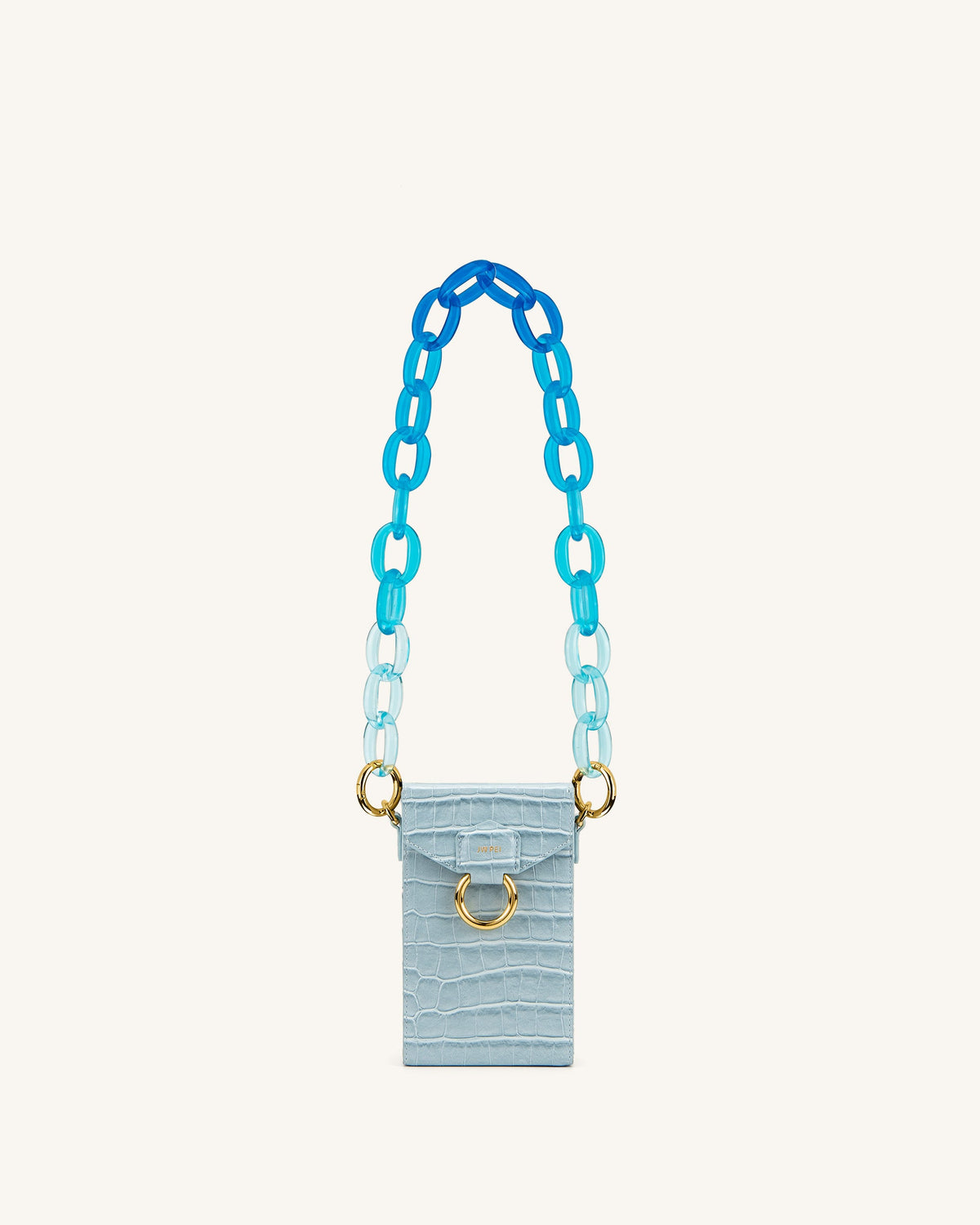 Mya Gradient Acrylic Chain Strap - Blue | JW PEI