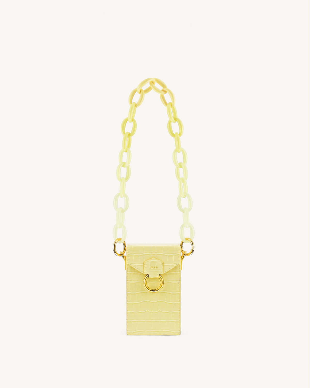 Mya Gradient Acrylic Chain Strap - Yellow | JW PEI