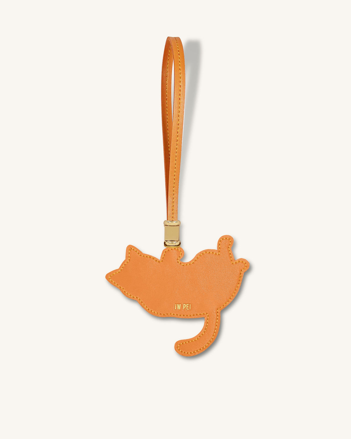 Playful Cat Bag Charm - Orange | JW PEI
