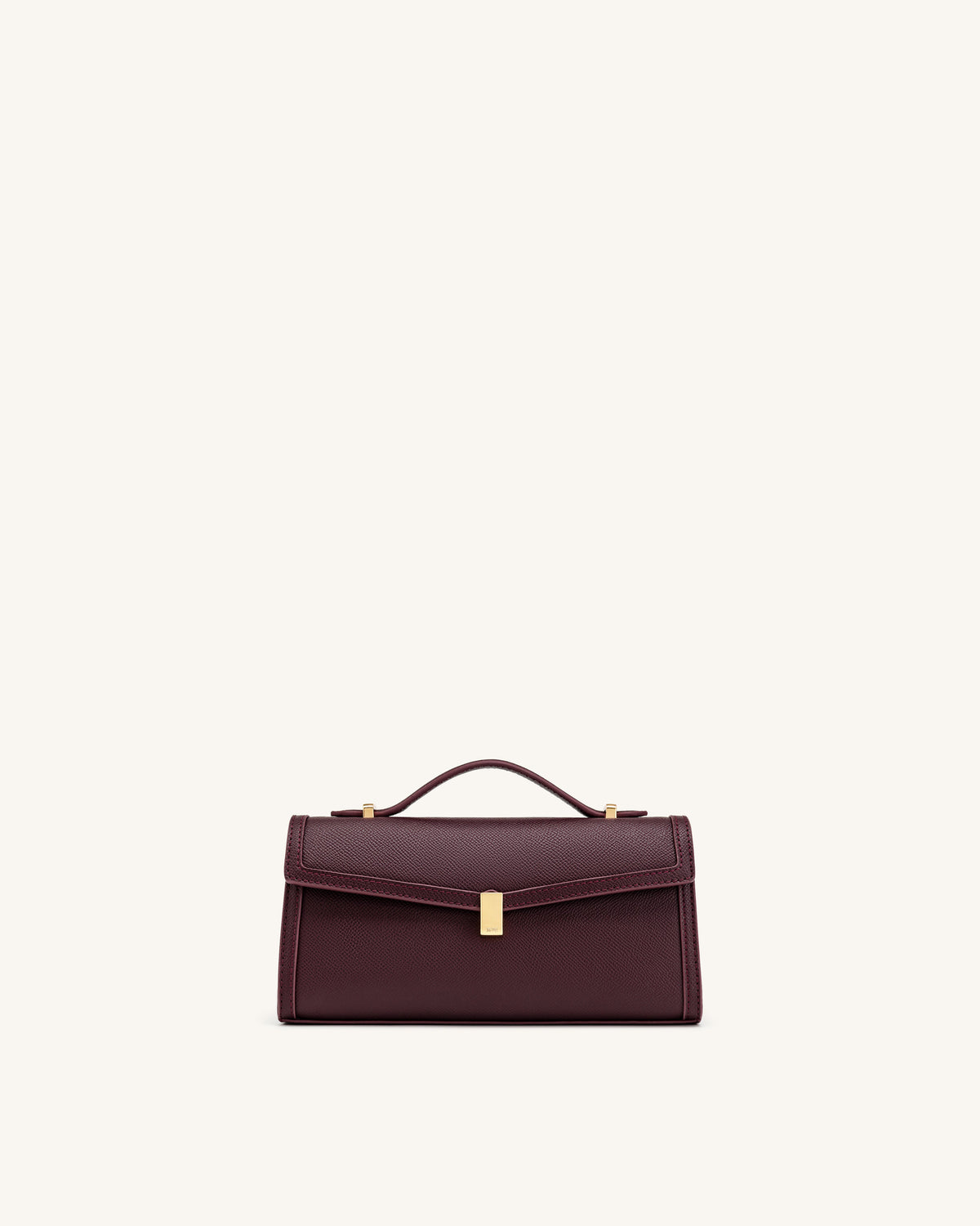 Delphine Saffiano Top Handle Bag - Deep Burgundy | JW PEI
