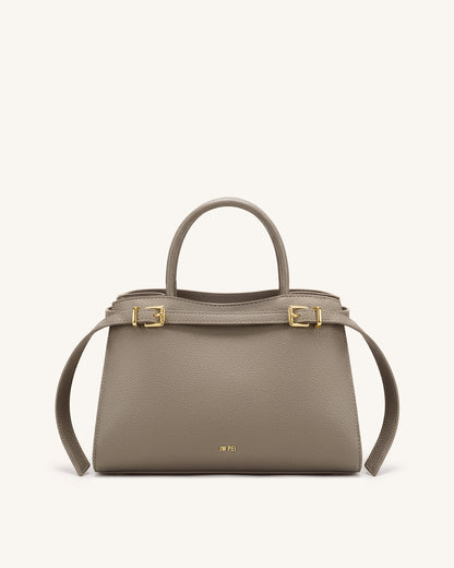 Ella Structured Tote - Taupe | JW PEI