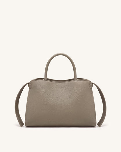 Ella Structured Tote - Taupe | JW PEI