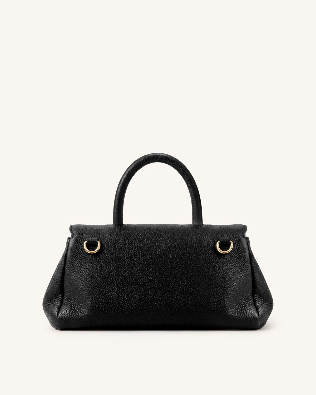Evania U-Lock Top Handle Bag - Black | JW PEI