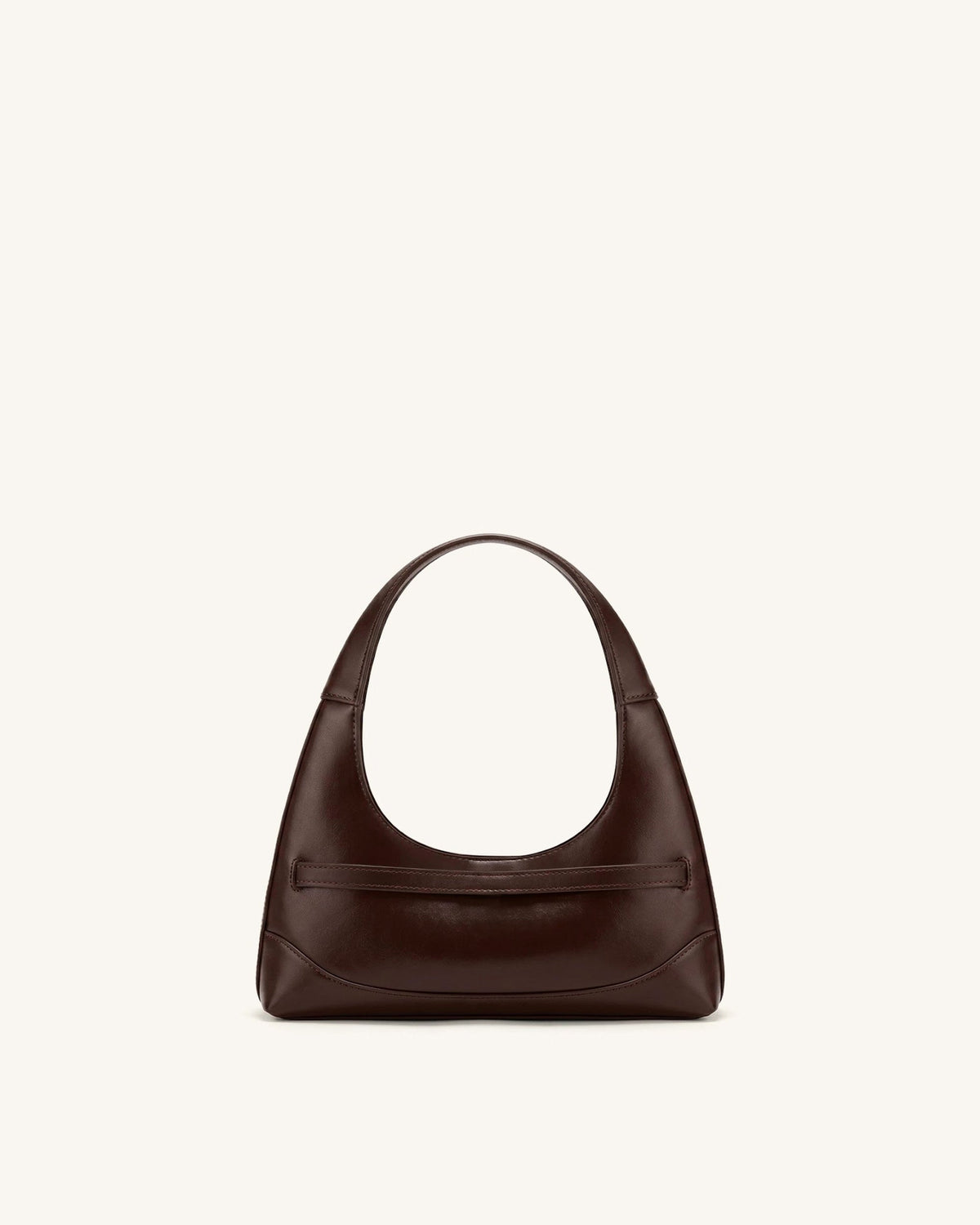Noelle Belted Shoulder Bag - Dark Brown | JW PEI