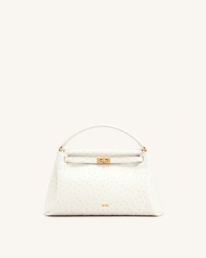Carmen Top Handle Bag - Milky White | JW PEI