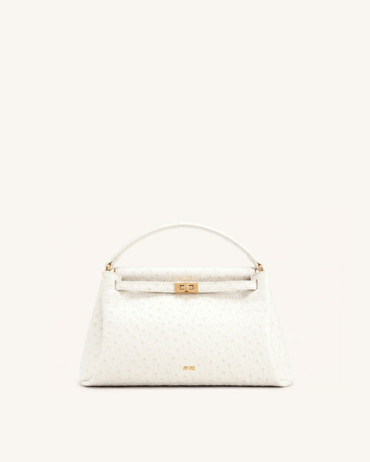 Carmen Top Handle Bag - Milky White | JW PEI