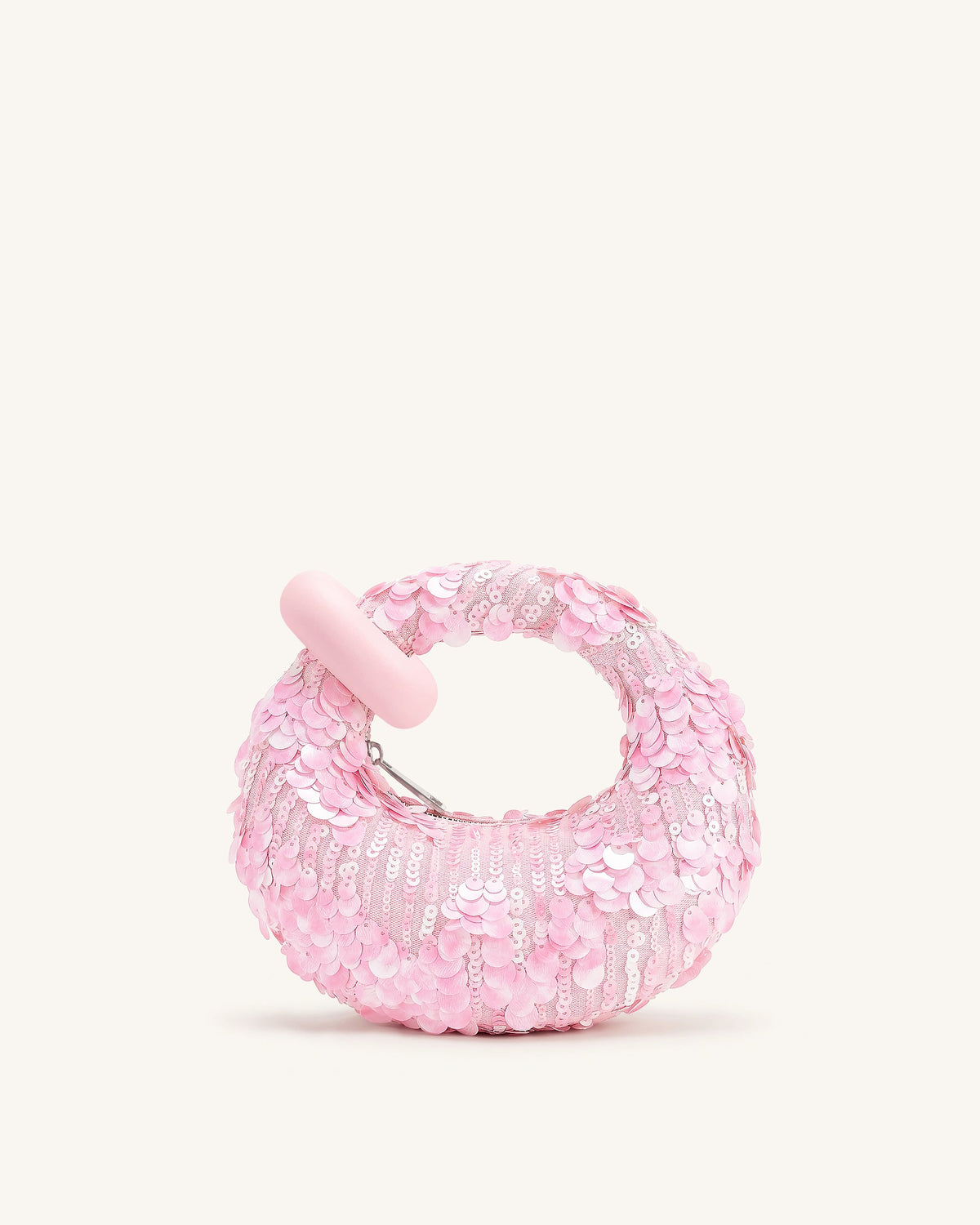 Abacus Sequin Mini Top Handle Bag - Pink | JW PEI