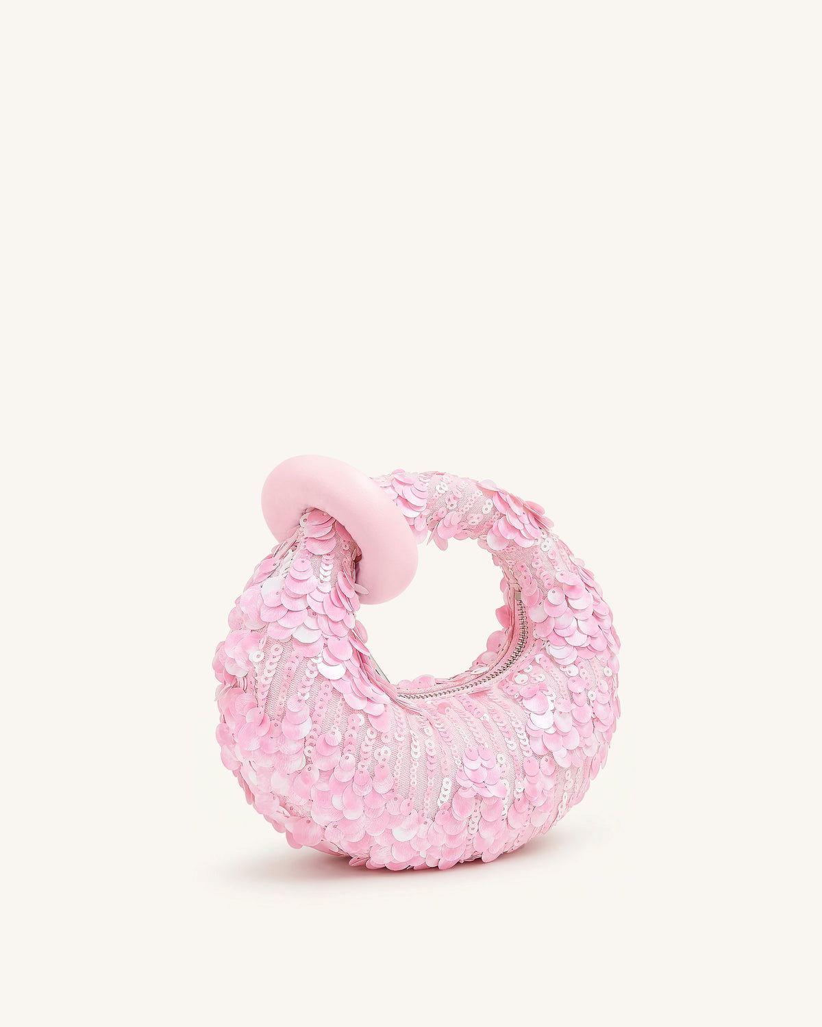 Abacus Sequin Mini Top Handle Bag - Pink | JW PEI