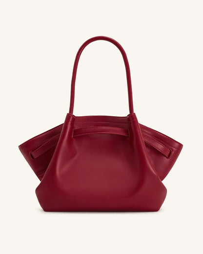 Hana Large Tote Bag - Claret | JW PEI