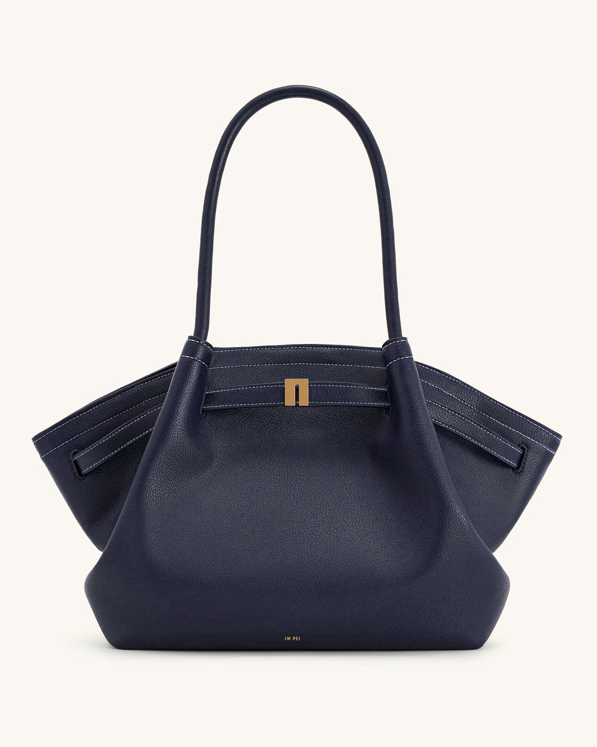 Hana Large Tote Bag - Navy | JW PEI