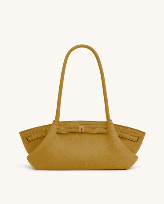 Hana Wide Tote Bag - Ginger Yellow | JW PEI