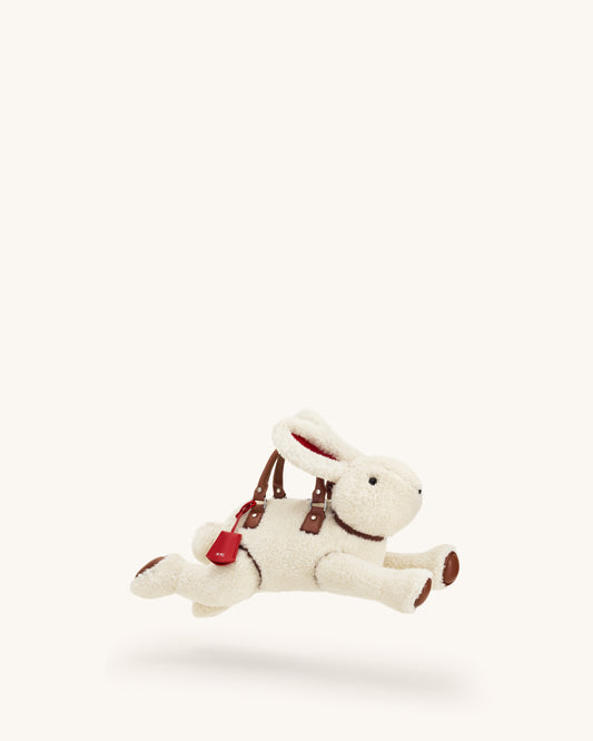 Bella Bunny Shaped Top Handle Bag - White | JW PEI