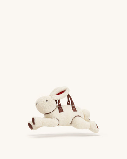 Bella Bunny Shaped Top Handle Bag - White | JW PEI