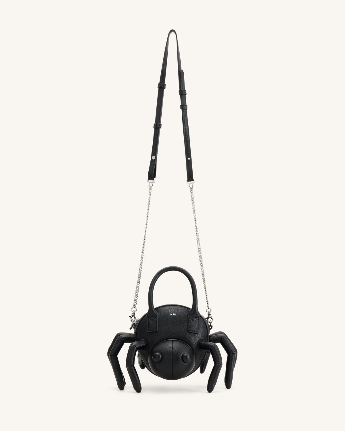 Siena Spider Shaped Top Handle Bag - Black | JW PEI