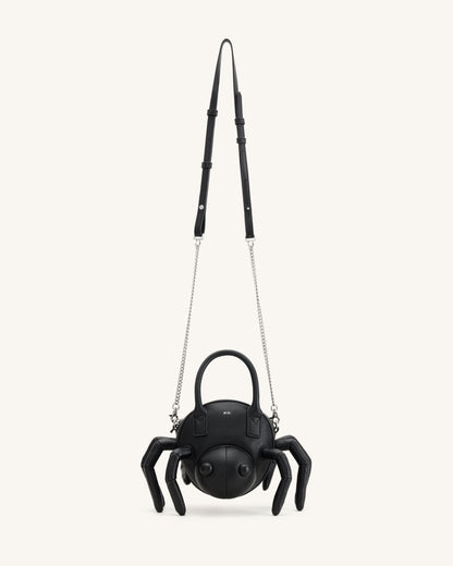 Siena Spider Shaped Top Handle Bag - Black | JW PEI