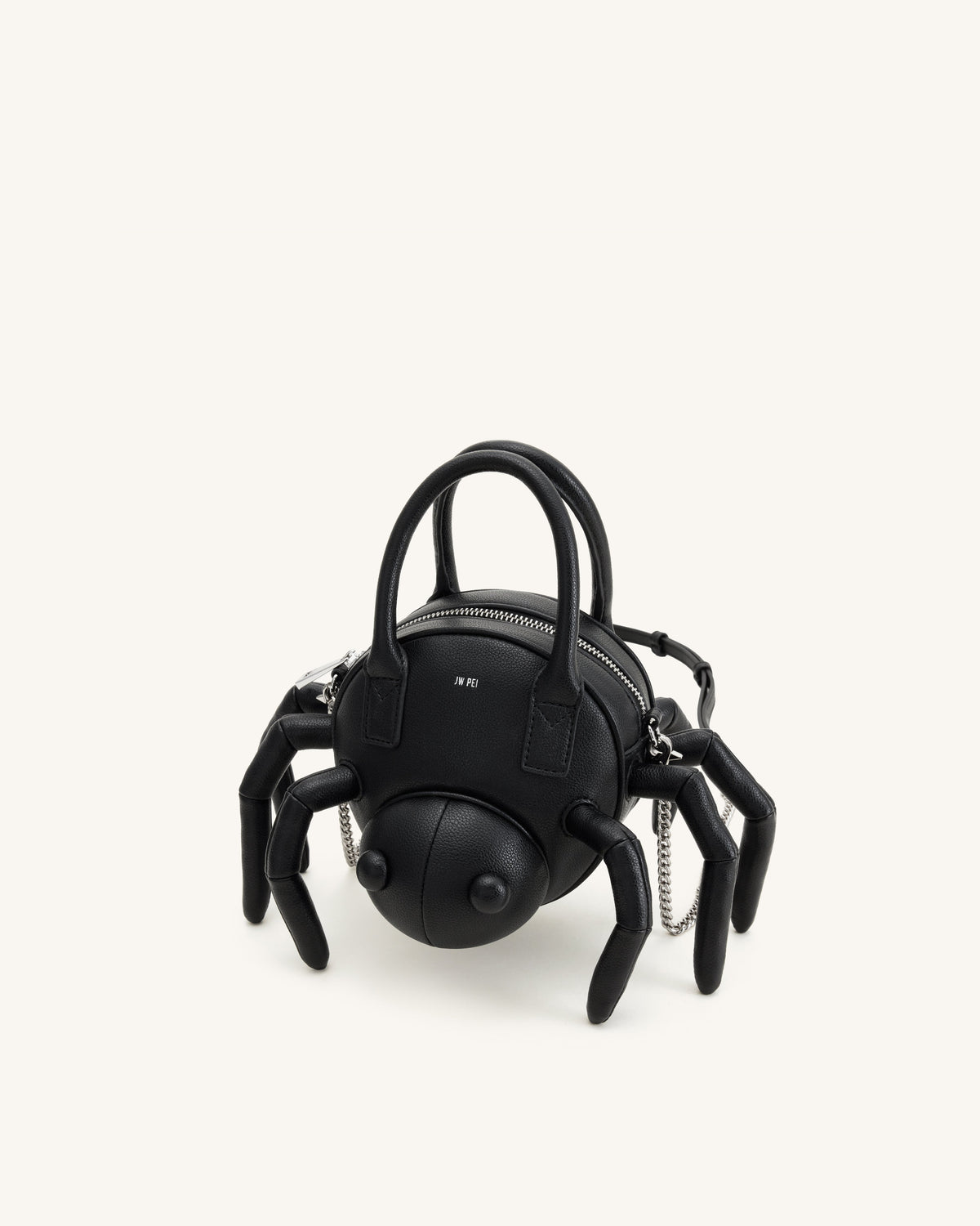 Siena Spider Shaped Top Handle Bag - Black | JW PEI