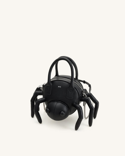 Siena Spider Shaped Top Handle Bag - Black | JW PEI