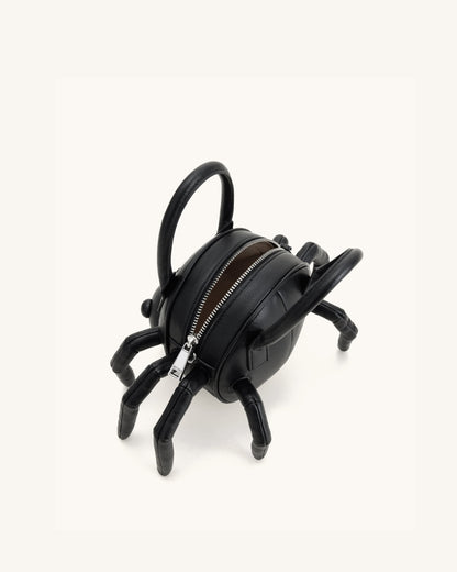 Siena Spider Shaped Top Handle Bag - Black | JW PEI