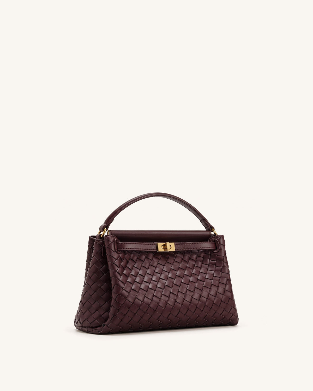 Carmen Woven Top Handle Bag - Vintage Red | JW PEI