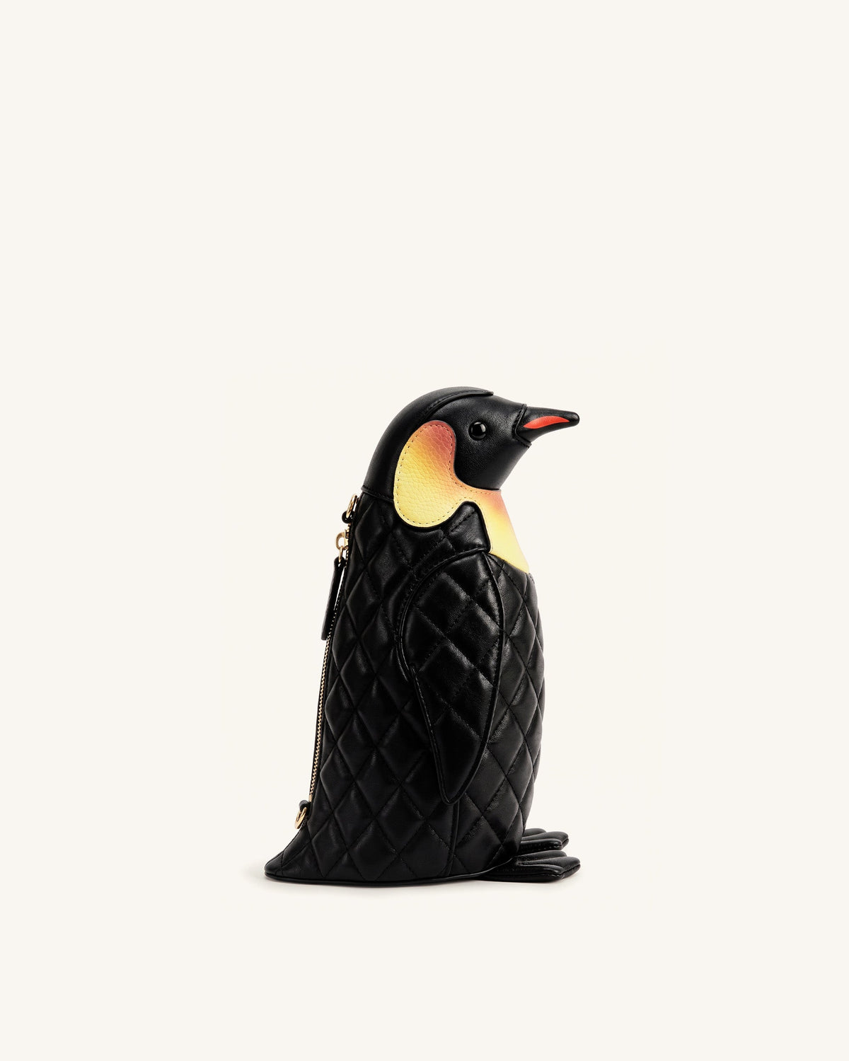 Pia Penguin Quilting Crossbody Bag - Black | JW PEI