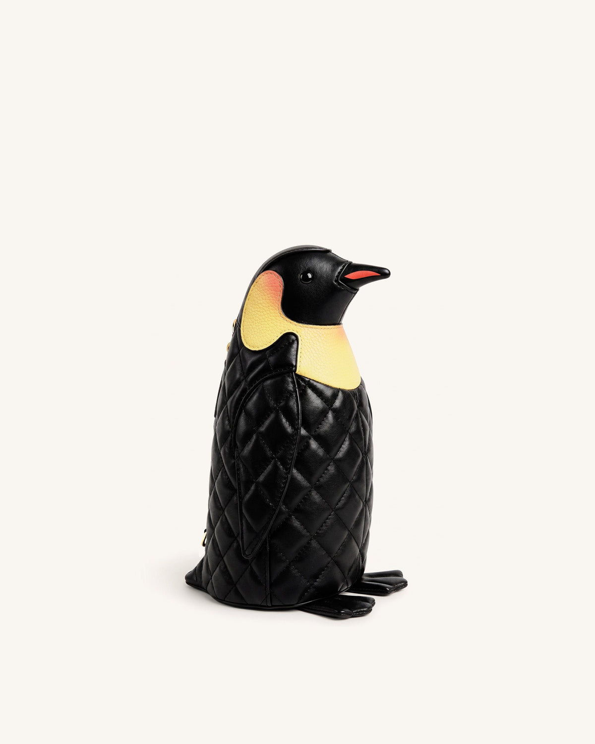 Pia Penguin Quilting Crossbody Bag - Black | JW PEI