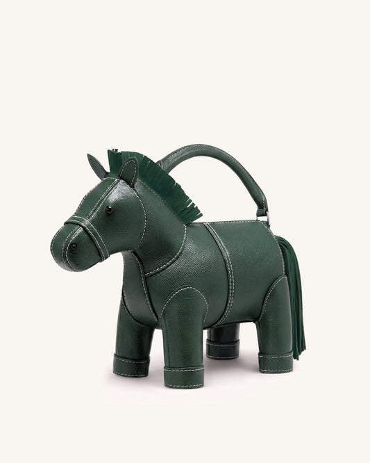 Harper Horse Top Handle Bag - Green | JW PEI
