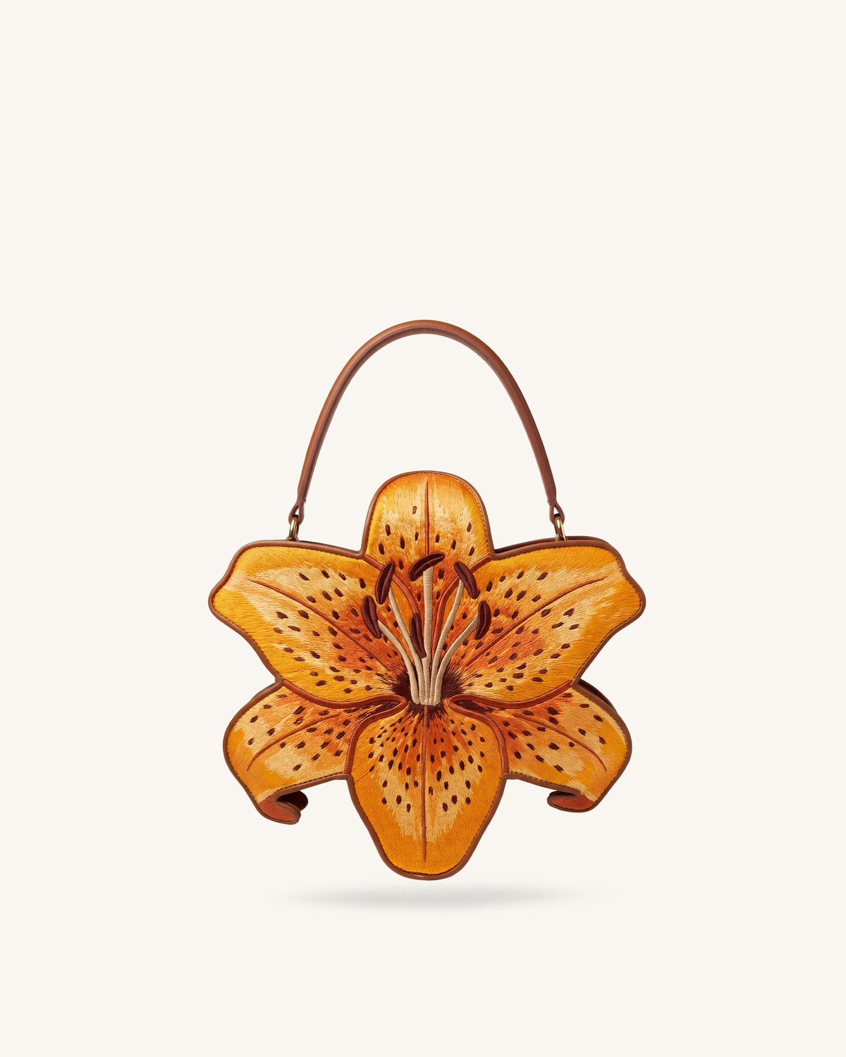 Lily Blossom Top Handle Bag - Orange | JW PEI