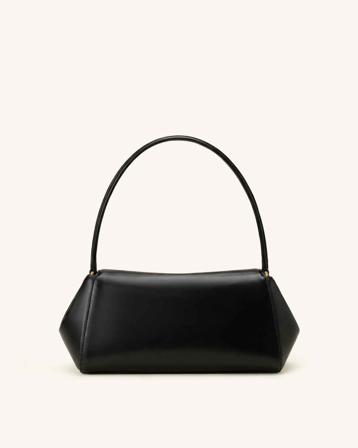 Lucia Turn-Lock Flap Shoulder Bag - Black | JW PEI