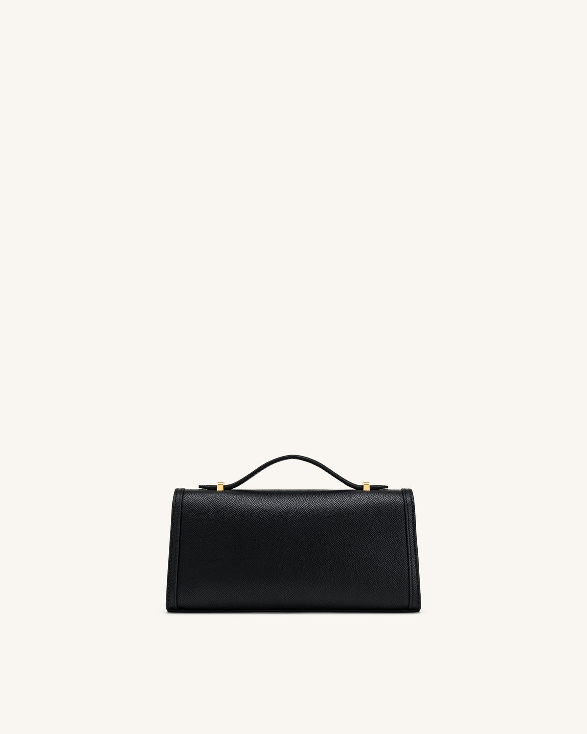 Delphine Saffiano Top Handle Bag - Black | JW PEI
